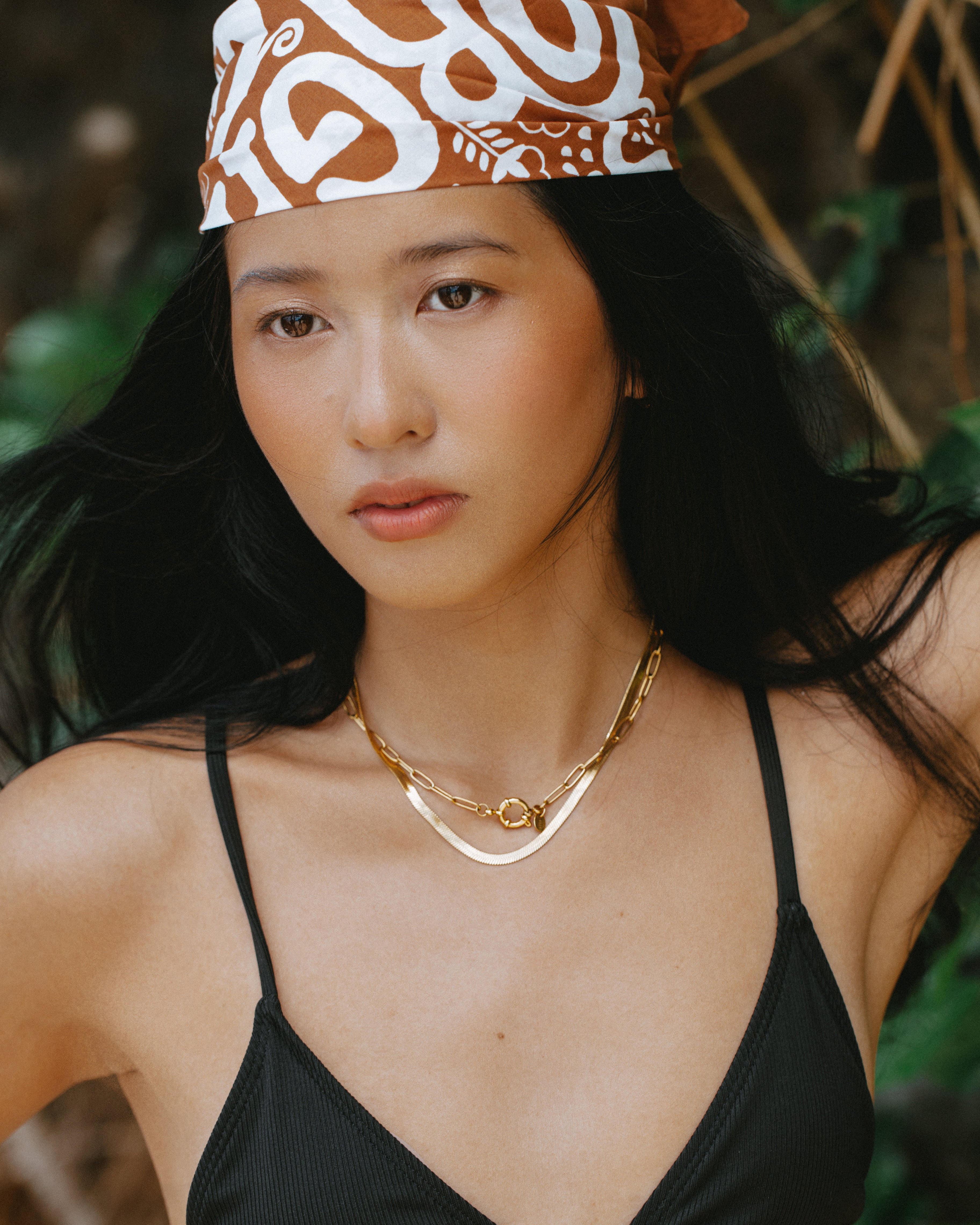 LINK & ORBIT CLASP NECKALCE